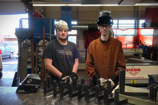 Students involved in the PRISM Plastics Project