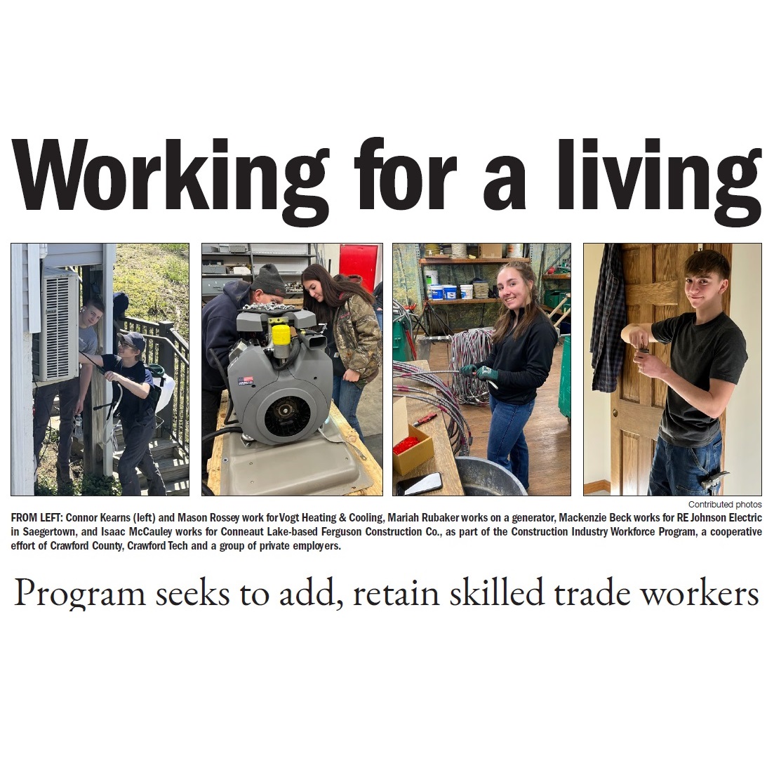 Working for a Living