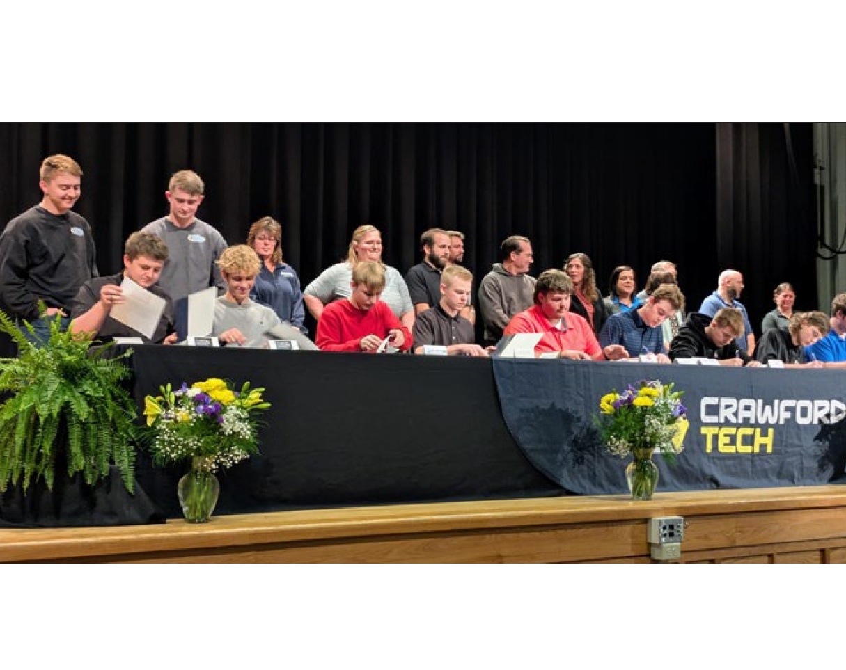 Crawford Tech Students Sign with Local Companies